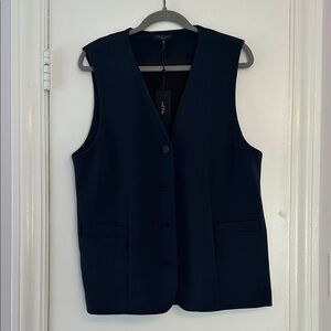 Rag & Bone Navy Blue Sleeveless Vest